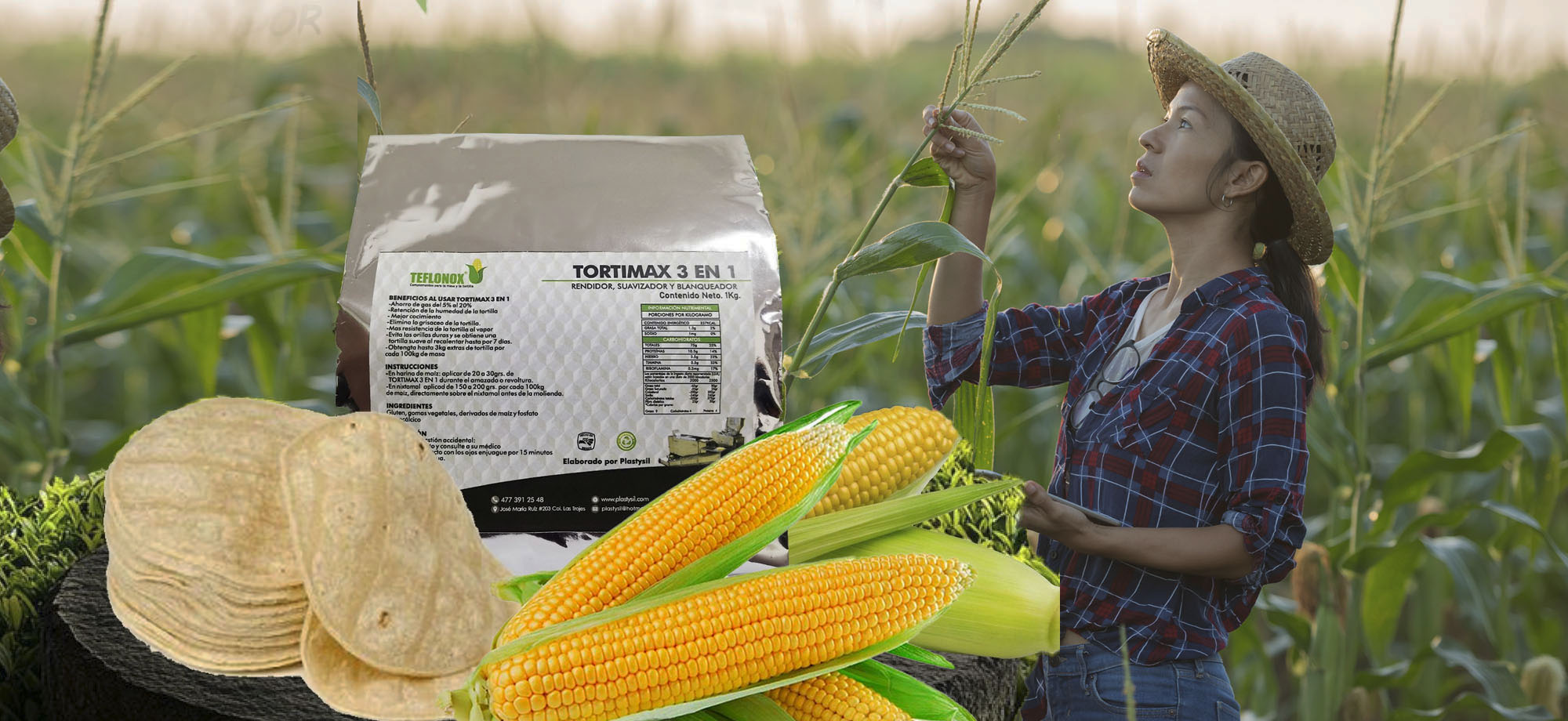 TORTIMAX 3 en 1, rendidor, suavizador y mejorador en polvo