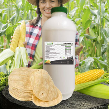 tortimax 4 en 1, rendidor, suavizador, conservador y blanqueado para elaboración de tortillas